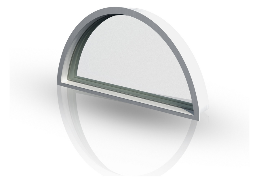 Arch window shape diagram