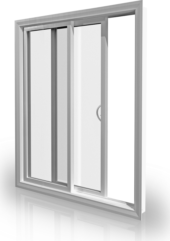 XO sliding patio door configuration diagram